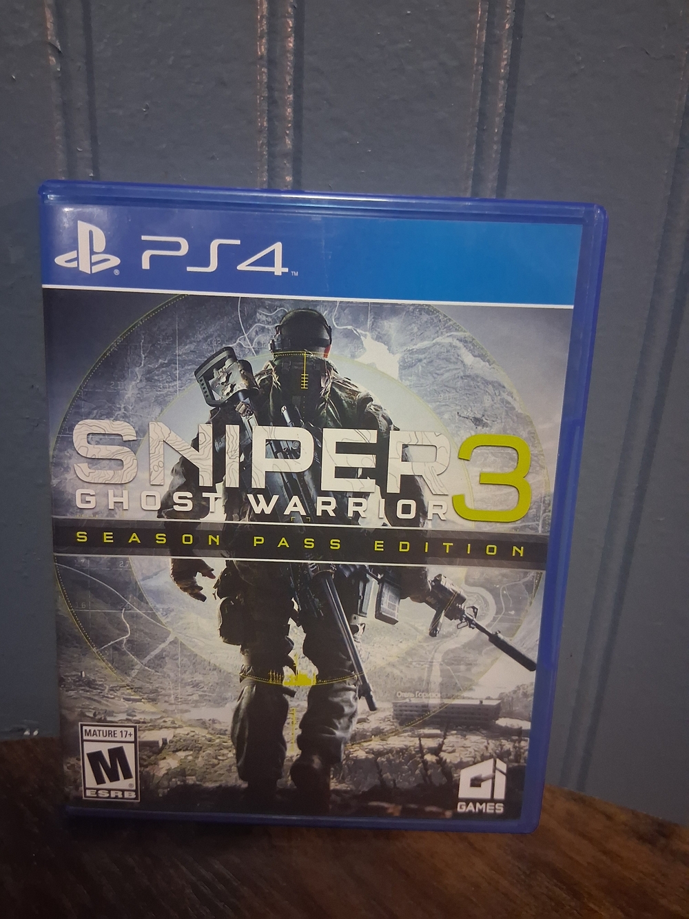 Sony PS4 Sniper Ghost Warrior 3 - Blue Case with Season Pass Edition Artwork